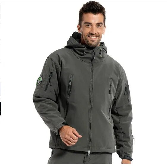 New TAD Gear Tactical Softshell Camouflage Outdoor HIiking Jacket Men Army Sport Waterproof Hunting Clothes Military Jacket